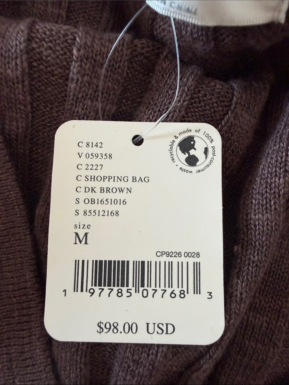 Free People Ribbed Maxi Skirt in Chocolate Brown - Picture 4 of 4